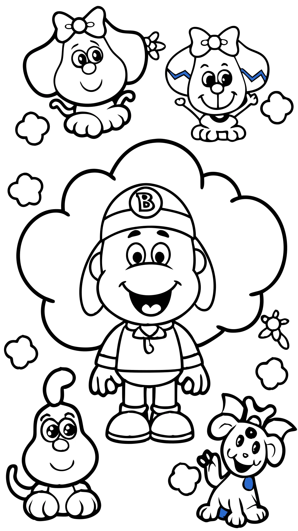 blues clues coloring pages printable